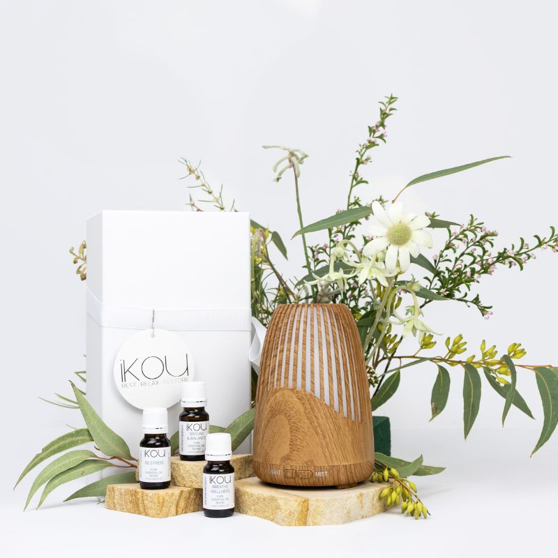 Aroma Diffuser & Mindful Wellness Trio Kit
