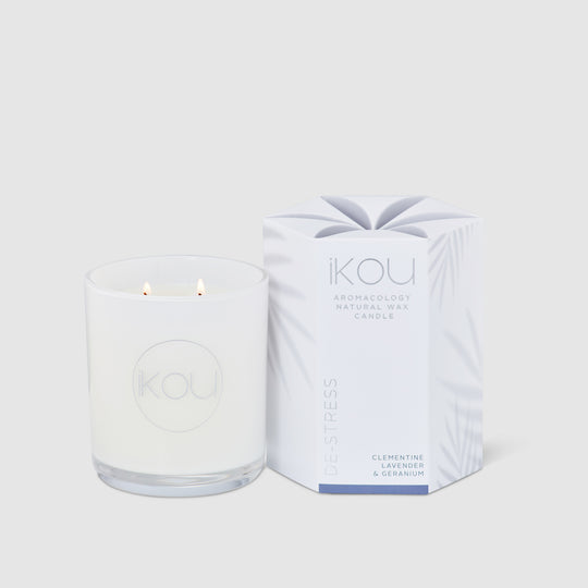 Eco-Luxury Candle Glass De-Stress