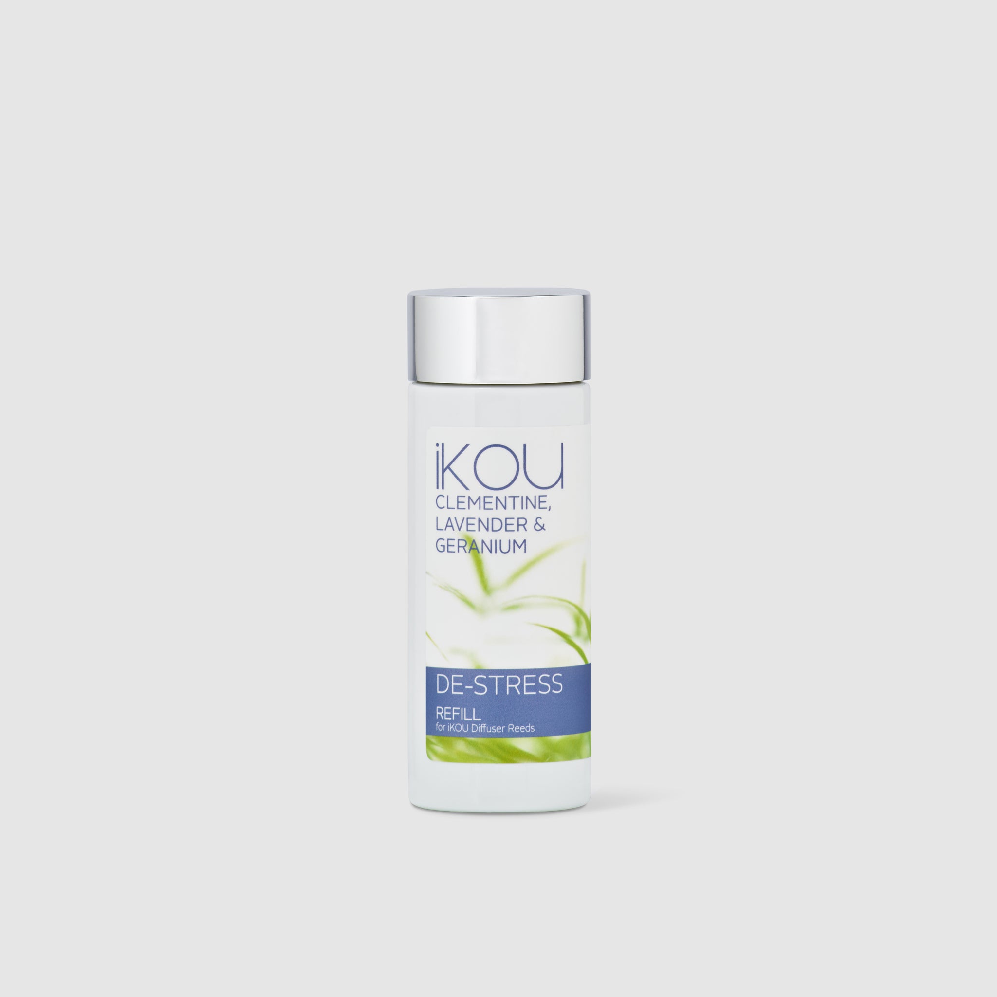 ikou de-stress refill bottle on a white background