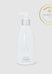 White bottle of skincare product with a gold award badge on a white background