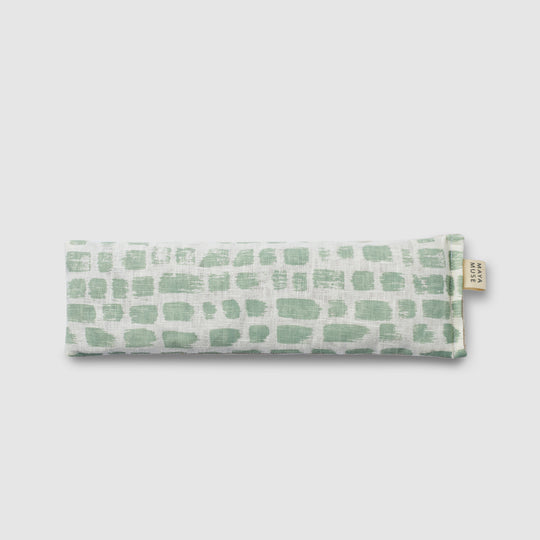 Eye Pillow Brush Sage White