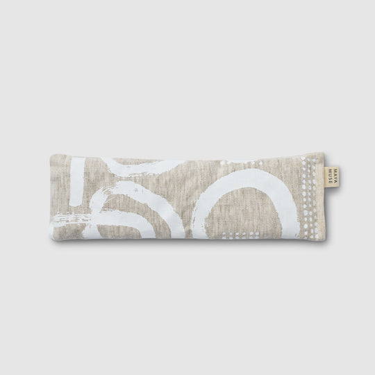 Eye Pillow Pebble White Natural