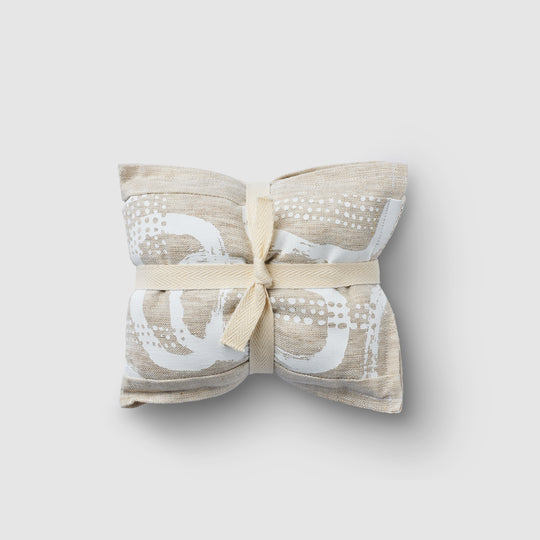 Heat Pillow Pebble White Natural