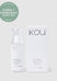 iKOU Refining Tri-Active Serum in a glass bottle, featuring a dropper for skincare with natural retinol and bakuchiol ingredients.