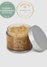 iKOU Organic Body Buff for bath and body care, featuring natural exfoliating ingredients in a resealable jar.