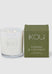 Ikou Pandan & Coconut candle with packaging on a white background