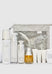iKOU Core 4 gift pack featuring spa headband, skincare products, and wellness essentials arranged in an elegant gift set.