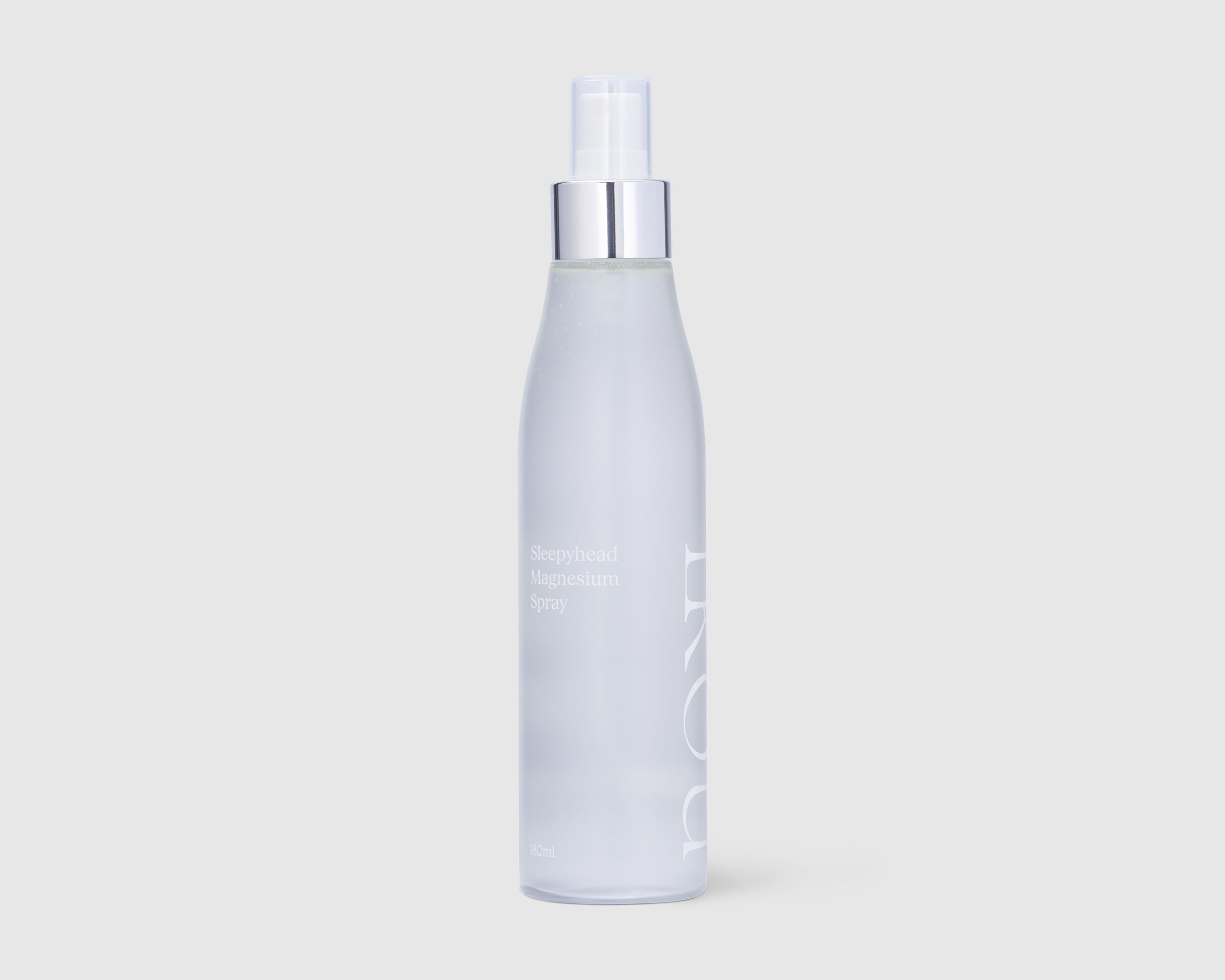 IKOU Sleepyhead Magnesium Spray for bath and body, featuring a spray bottle with magnesium solution for relaxation and skincare.