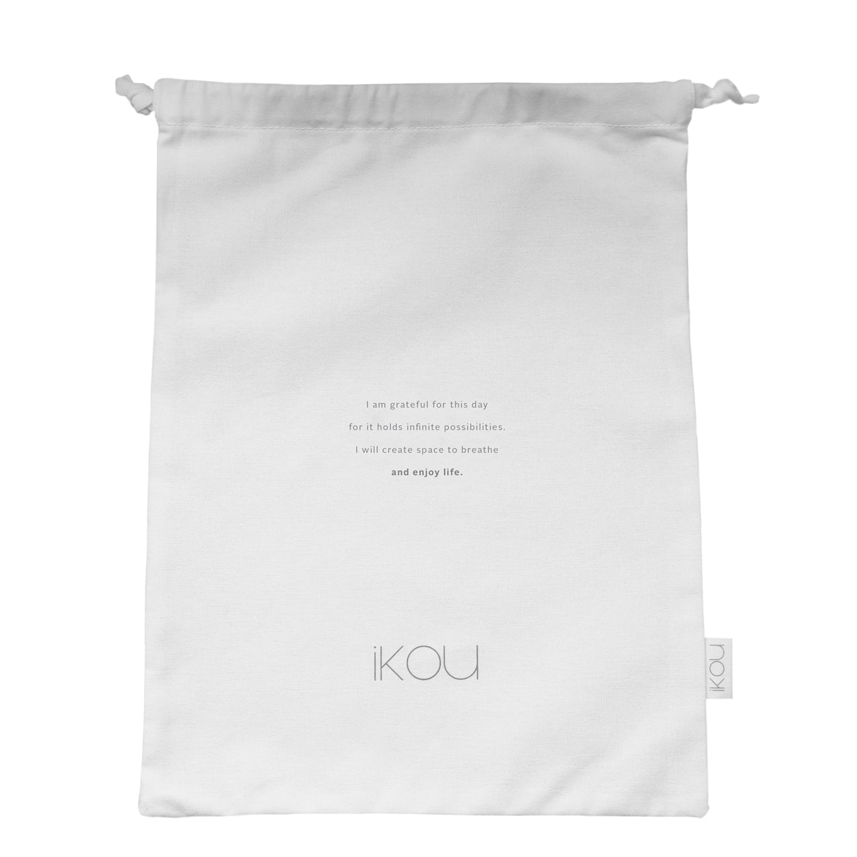 Inspirational Cotton Drawstring Bag